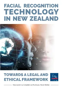 Facial Recognition Technology in New Zealand