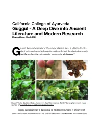 GUGGUL Research Paper Ahern For