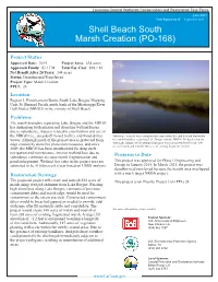 Shell Beach South Marsh Creation (PO-168)