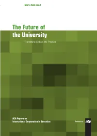 The Future of the University.Qxd