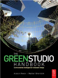 The Green Studio Handbook: Environmental Strategies For