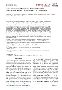 Sexual Dimorphism and Sexual Selection in Cytheroidean Ostracodes from the Late Cretaceous of the U.S. Coastal Plain