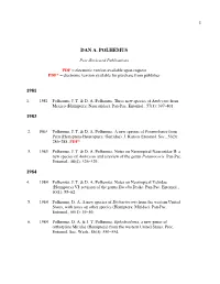 D. Polhemus Pub List 2012