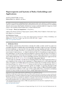Hypersequents and Systems of Rules: Embeddings and Applications
