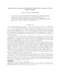 Ideals in Non-Associative Universal Enveloping Algebras of Lie Triple Systems
