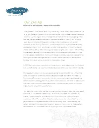 RAY ZAHAB Adventurer and Founder, Imposssible2possible