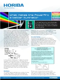 What Makes the Powerarc a Better Illuminator