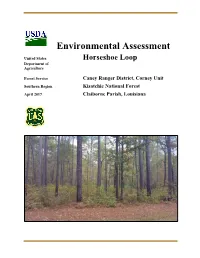 Environmental Asssessment, Horseshoe Loop, Caney Ranger