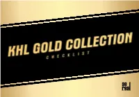 Gold Collection Checklist.Pdf