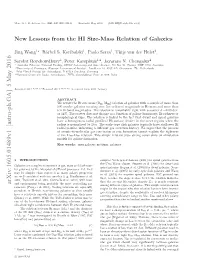 New Lessons from the HI Size-Mass Relation of Galaxies 3