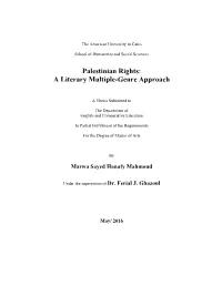 Palestinian Rights: a Literary Multiple-Genre Approach