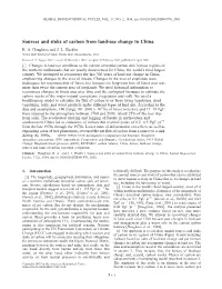 Sources and Sinks of Carbon from Land-Use Change in China R