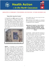 The ICRC Announced That It Has Completed Its Economic Security Survey of Idps in Dagestan