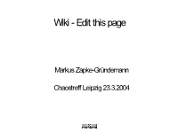 Wiki - Edit This Page