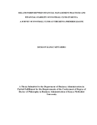 A Thesis Submitted to the Department of Business Administration in Partial