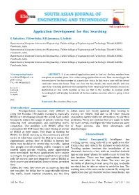 Application Development for Bus Searching