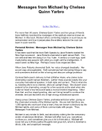 Messages from Michael by Chelsea Quinn Yarbro
