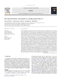 The Asteroid Veritas: an Intruder in a Family Named After It? ⇑ Patrick Michel A, , Martin Jutzi B, Derek C