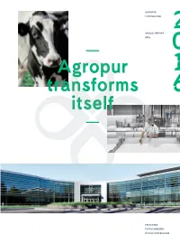 Agropur Transforms Itself
