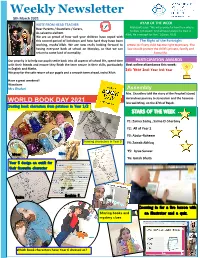 Newsletter 5Th March 2021