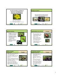 An Introduction to Natural Enemies for Biological Control of Pest Insects