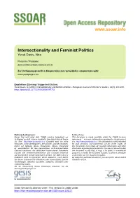 Intersectionality and Feminist Politics Yuval-Davis, Nira