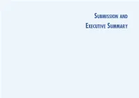Submission and Executive Summary Submission Submission