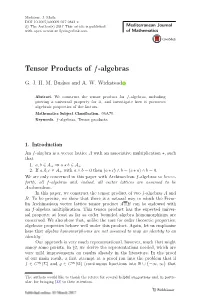 Tensor Products of F-Algebras