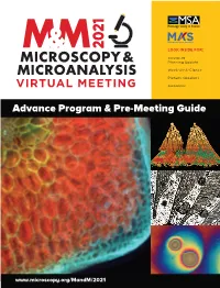 Advance Program & Pre-Meeting Guide