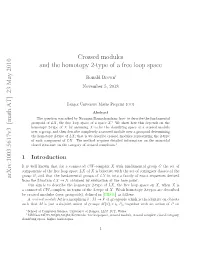 Crossed Modules and the Homotopy 2-Type of a Free Loop Space
