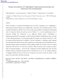 Design and Synthesis of N-Substituted-2