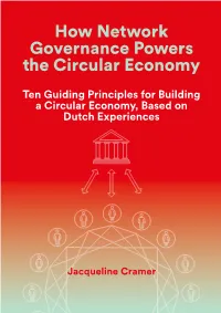 How Network Governance Powers the Circular Economy