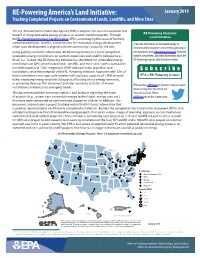 RE-Powering America's Land Initiative: Project Tracking Matrix