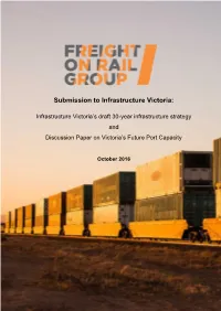 Submission to Infrastructure Victoria