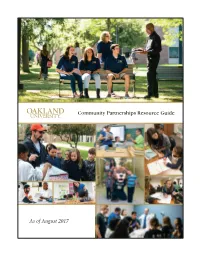 Community Partnerships Resource Guide