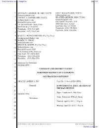 Declaration of Truman Fenton in Support of 102 Claim Construction