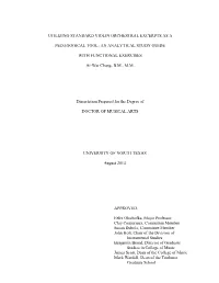 Utilizing Standard Violin Orchestral Excerpts As A