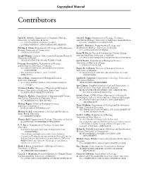 Contributors