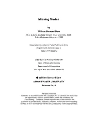 Missing Medea