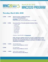 Mnc2020 Program