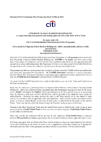 Structured Note Programme Base Prospectus Dated 24 March 2016