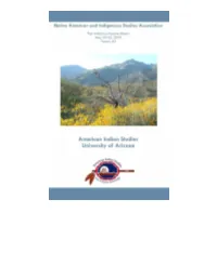 2010 NAISA Program U of Arizona