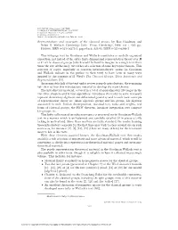 Representations and Invariants of the Classical Groups, by Roe Goodman and Nolan R