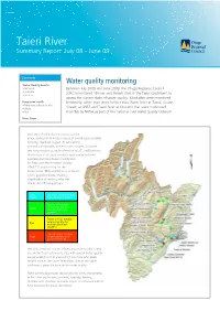 Taieri River Summary Report July 08 - June 09