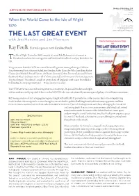 THE LAST GREAT EVENT with Jimi Hendrix and Jim Morrison