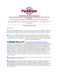 Association for Postal Commerce