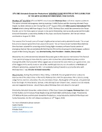 UTV and Ashutosh Gowariker Productions' MOHENJO DARO SELECTED AS the CLOSING FILM at the 69TH LOCARNO INTERNATIONAL FILM FESTIVAL