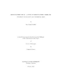 A Study of Design Pattern Grime and Its Impact on Quality and Technical