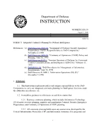 Dod Instruction 3020.39