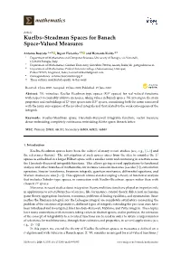 Kuelbs–Steadman Spaces for Banach Space-Valued Measures